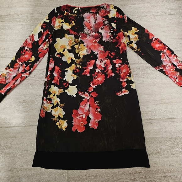 Adrianna Papell Flowered Dress sz 6 - Picture 1 of 5